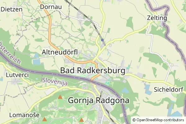 Karte Bad Radkersburg