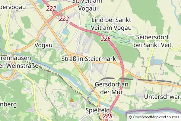 Karte Straß in Steiermark