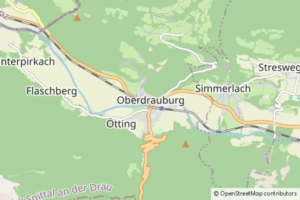 Karte Oberdrauburg