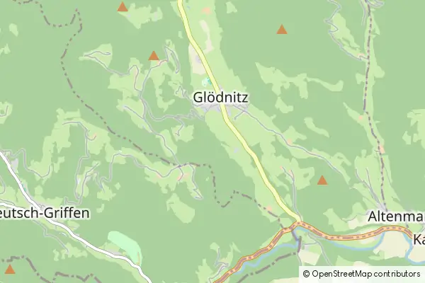 Karte Glodnitz