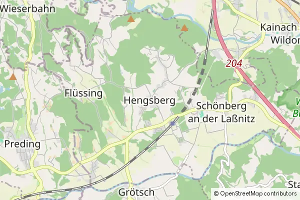 Karte Hengsberg