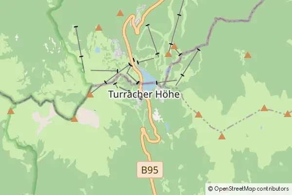 Karte Turracher Hohe