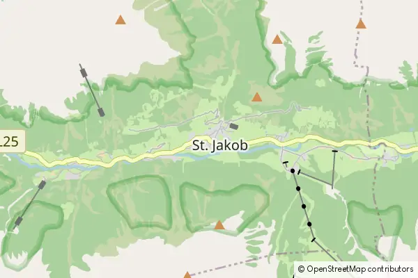 Karte: St. Jakob in Defereggen • © OpenStreetMap contributors Karte St. Jakob in Defereggen