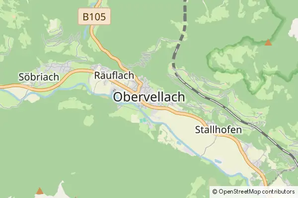 Karte Obervellach