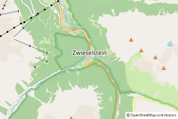 Karte Zwieselstein