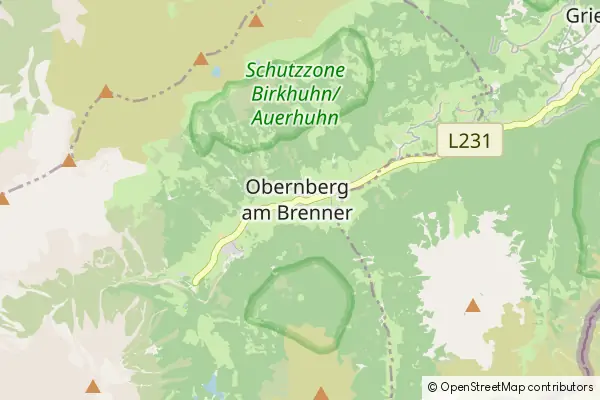 Karte Obernberg am Brenner