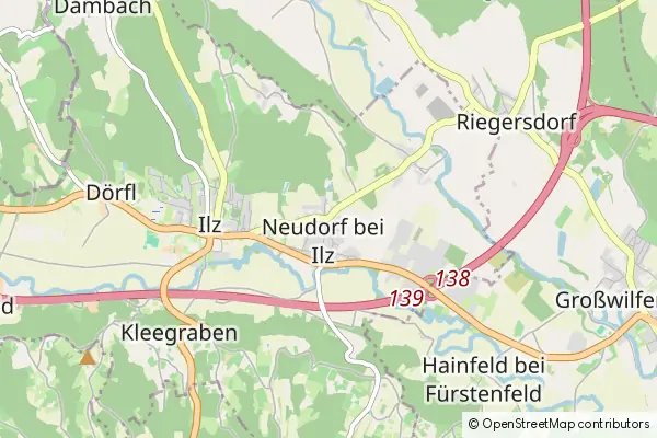 Karte Neudorf bei Ilz