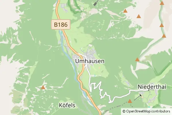 Karte Umhausen