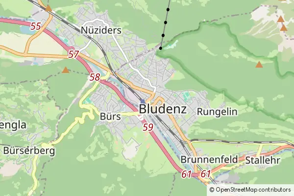 Karte Bludenz