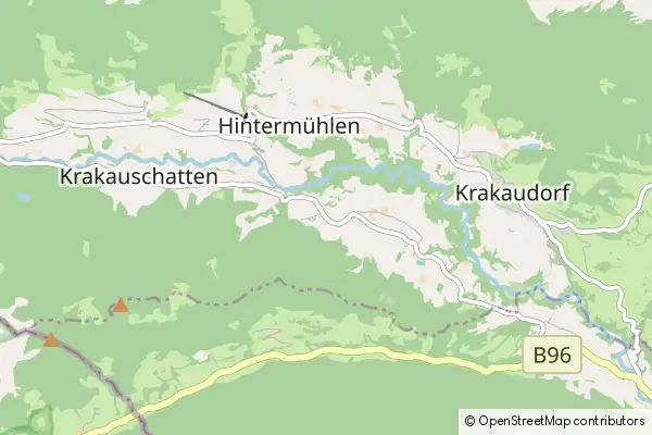 Karte Krakauschatten