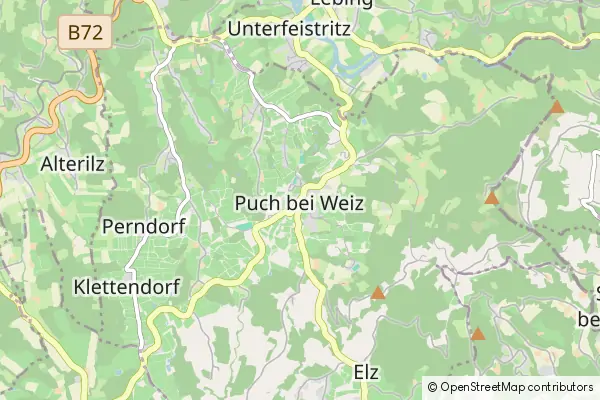 Karte Puch bei Weiz