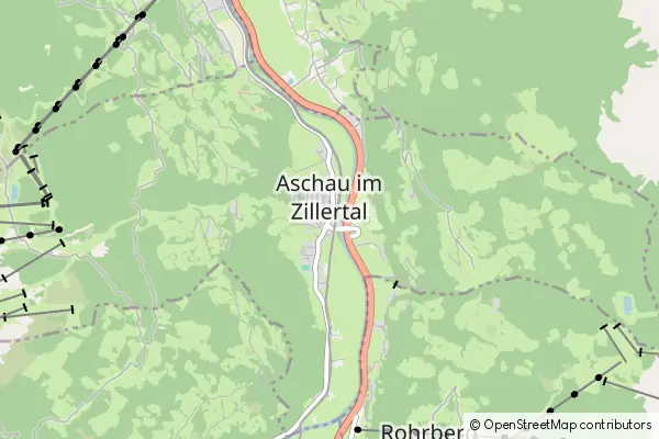 Karte Aschau im Zillertal