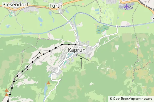 Karte Kaprun