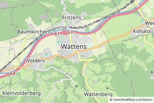 Karte Wattens