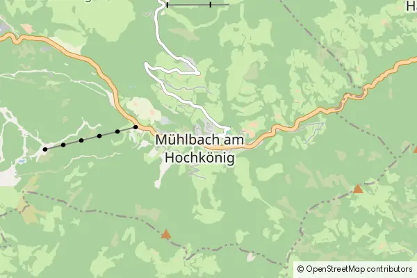 Karte Muehlbach im Pinzgau