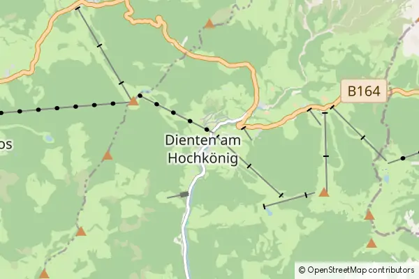 Karte Dienten am Hochkonig