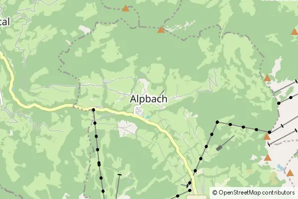 Karte Alpbach