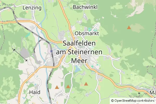 Karte Saalfelden am Steinernen Meer