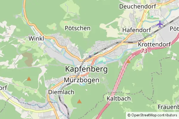 Karte Kapfenberg