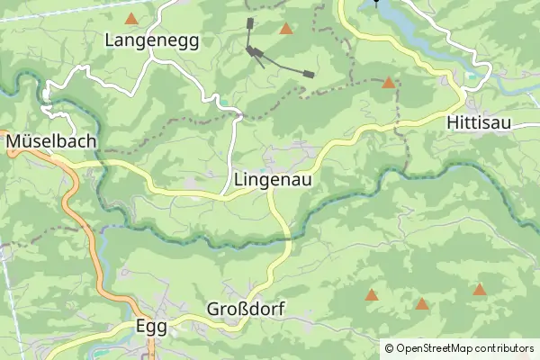 Karte Lingenau