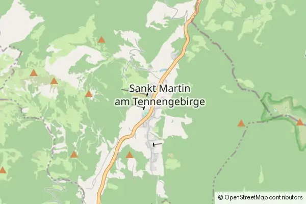 Karte St Martin am Tennengebirge