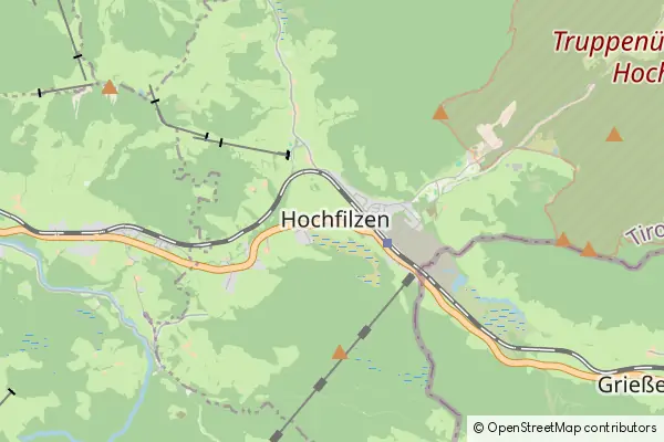 Karte Hochfilzen