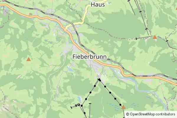 Karte Fieberbrunn