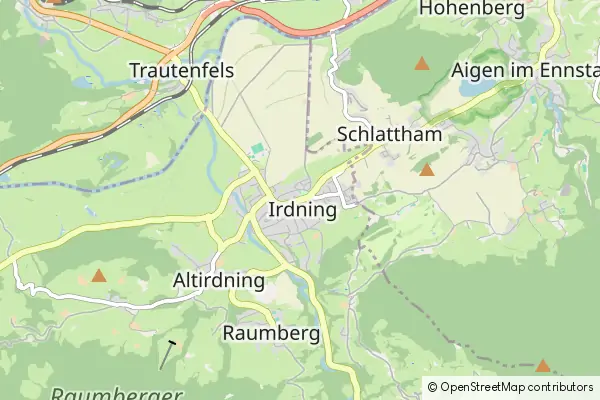 Karte Irdning-Donnersbachtal