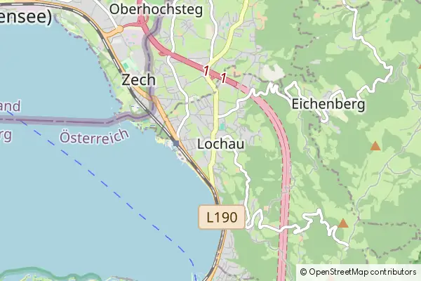 Karte Lochau am Bodensee