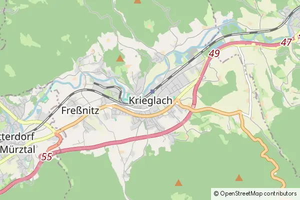 Karte Krieglach