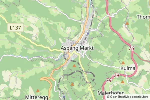 Karte Aspang Markt