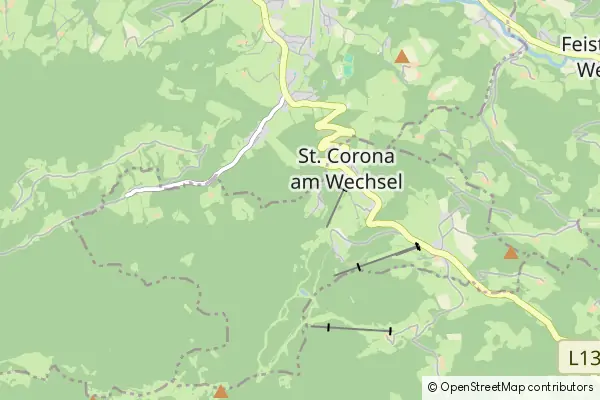 Karte Sankt Corona am Wechsel