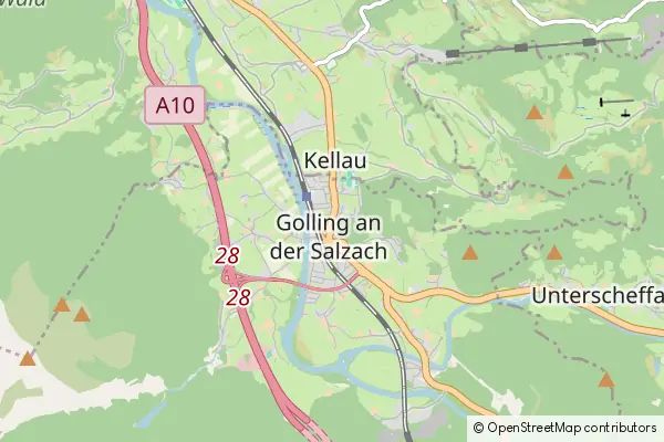 Karte Golling an der Salzach