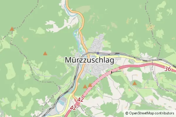 Karte Mürzzuschlag