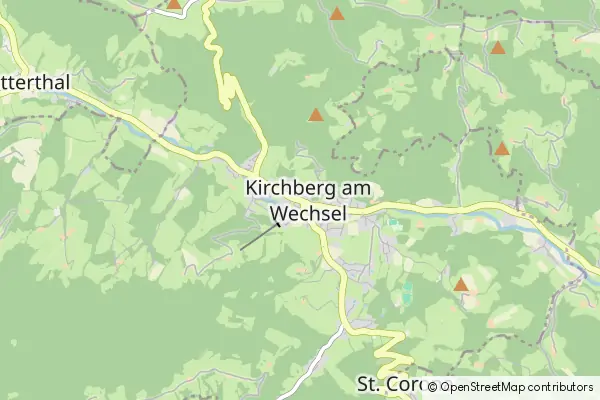 Karte Kirchberg am Wechsel