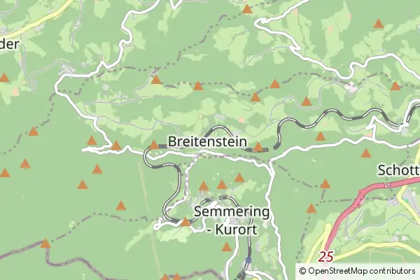 Karte Breitenstein am Semmering