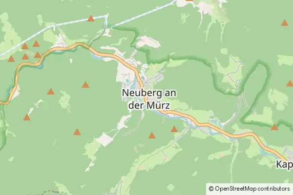 Karte Neuberg an der Muerz