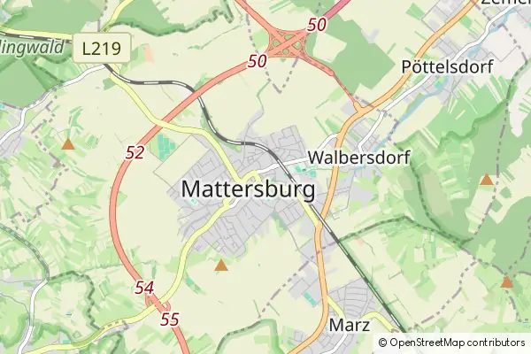 Karte Mattersburg