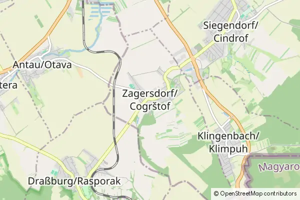 Karte Zagersdorf