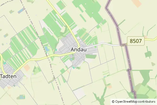 Karte Andau