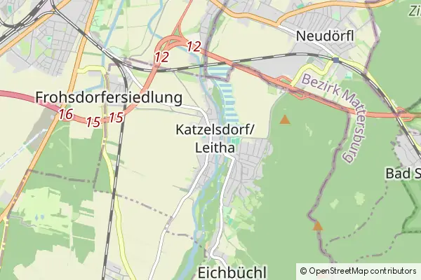 Karte Katzelsdorf