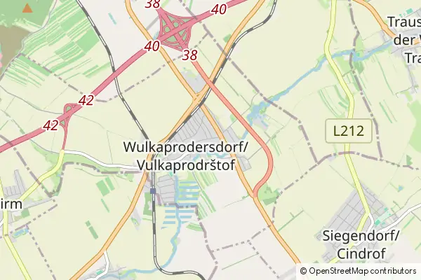 Karte Wulkaprodersdorf