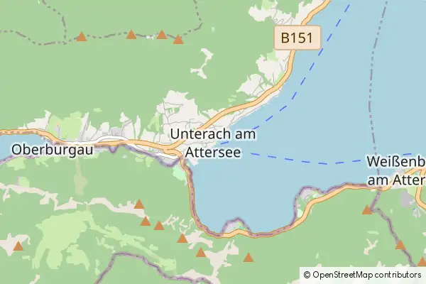 Karte Unterach am Attersee