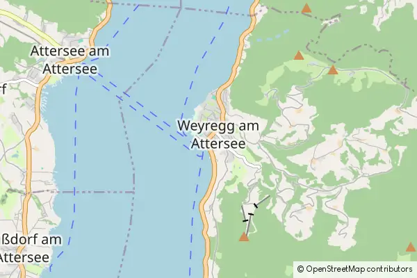 Karte Weyregg am Attersee