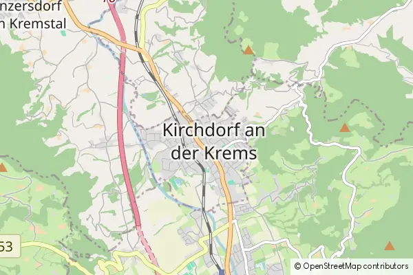 Karte Kirchdorf an der Krems