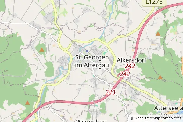 Karte St. Georgen im Attergau