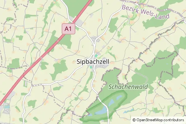 Karte Sipbachzell