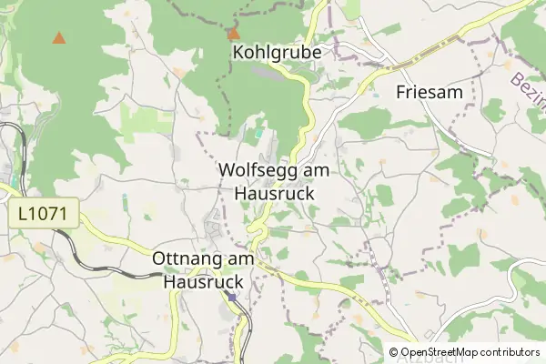 Karte Wolfsegg am Hausruck