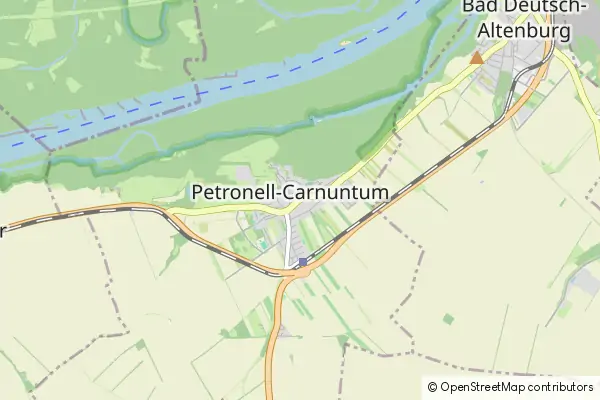 Karte Petronell-Carnuntum