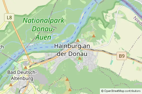 Karte Hainburg an der Donau